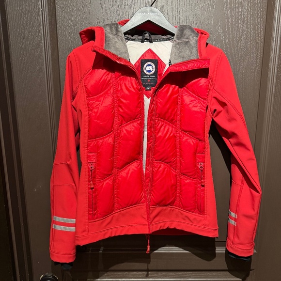 🇨🇦 Canada Goose Hybridge Jacket Small Red - Picture 2 of 16